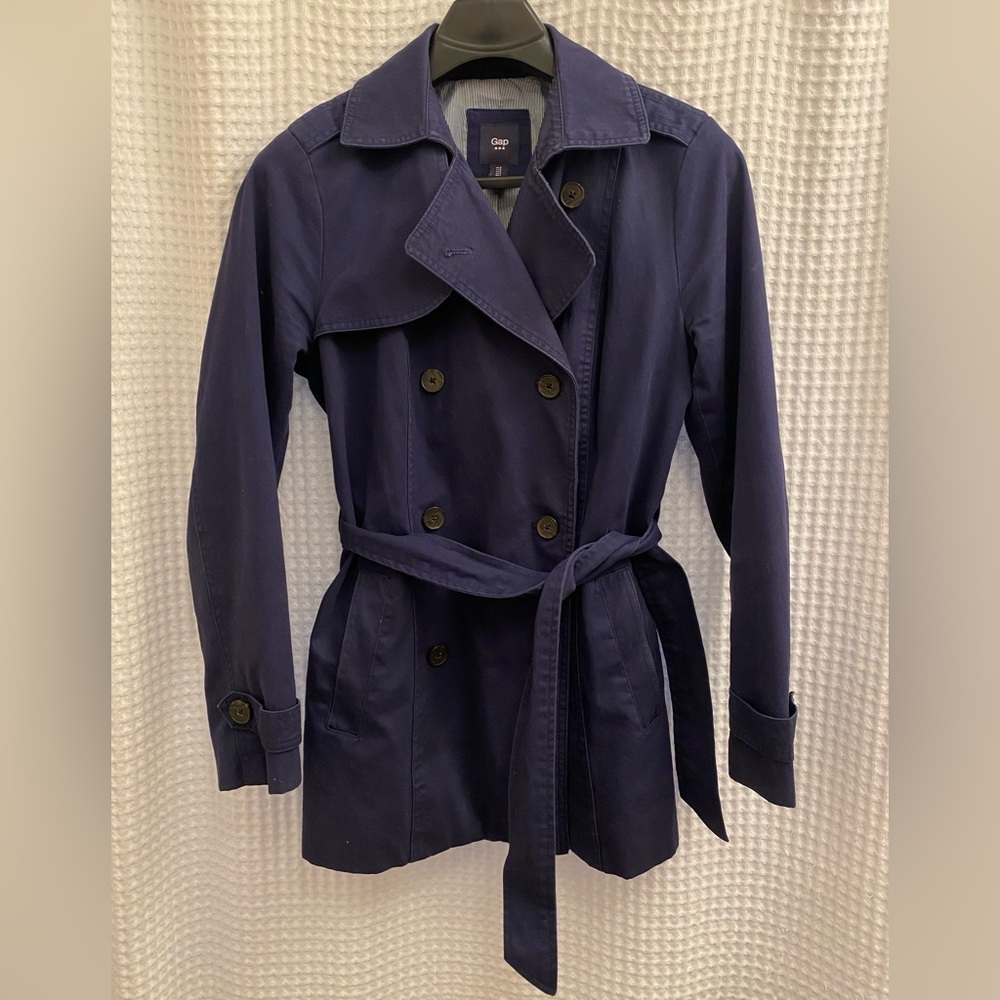 Dark blue Gap Trench Coat